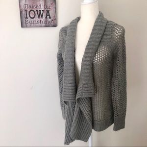 LOFT Grey Sweater Cardigan